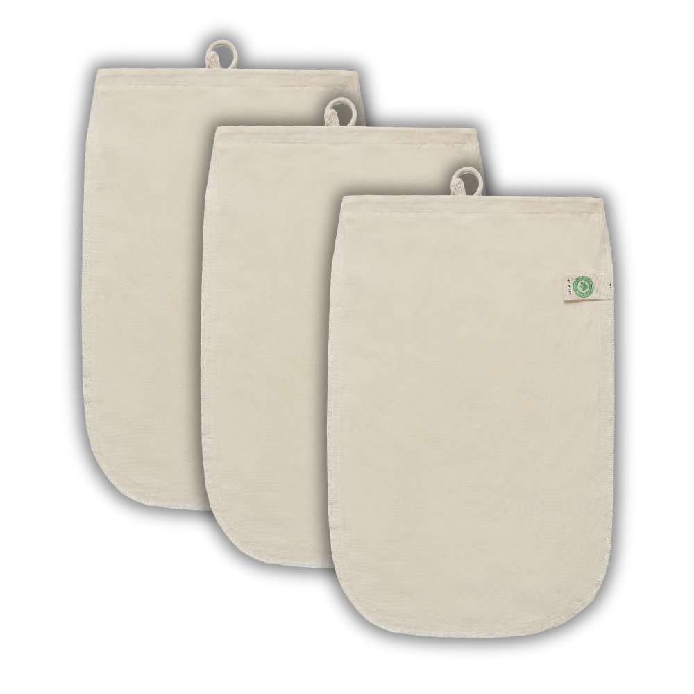 Organic Cotton Cheesecloth Bags - Nut Milk Straining Bags - Filtration Bags