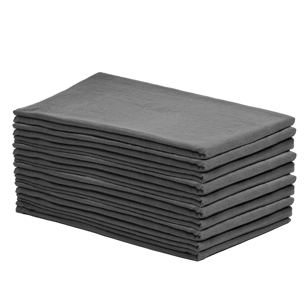 gray flour sack tea towels in bulk