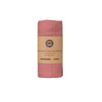 natural cotton red swaddle blanket