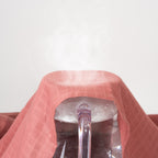 organic red swaddle blanket