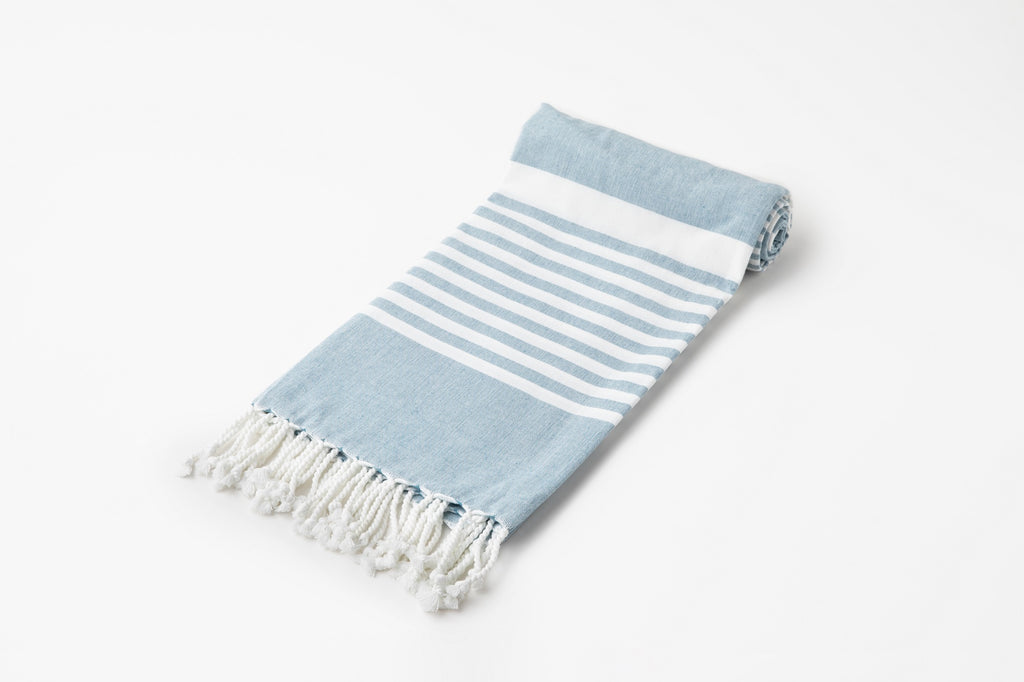 Bulk Navy Turkish Beach Towel 