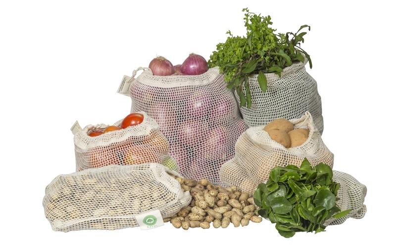 bulk cotton mesh produce bags